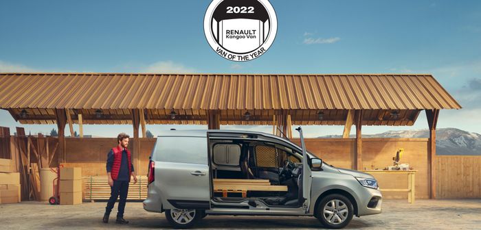 Le nouveau Kangoo 2021 élu Van de l'année 2022